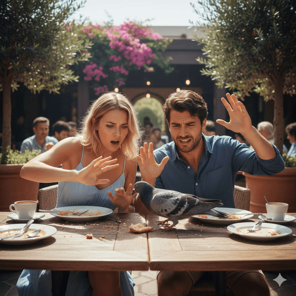 Customer complaint documentation related to pest sightings in commercial facility